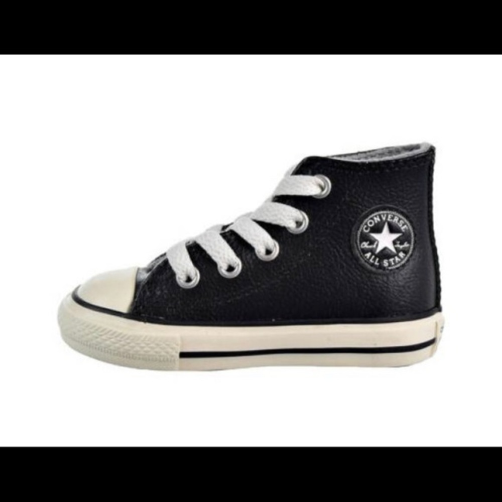 Converse Chuck Taylor All Star Hi Toddler's Shoes Black/Egret/Egret 754401c